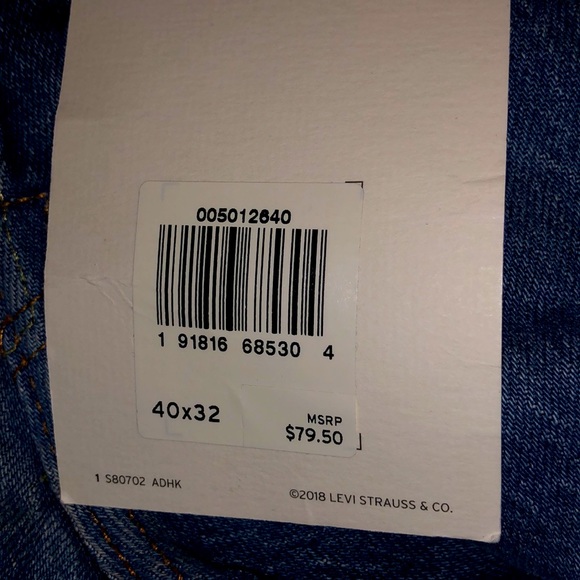 Levi’s | size 40x32 color blue - Picture 3 of 5